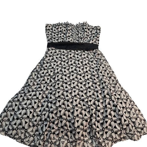 Anthropologie Dresses & Skirts - Anthropologie Moulinette Soeurs Overwhelmed Asters 3D Flower Eyelet Dress 8